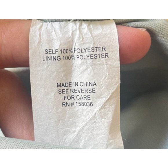 Birdy Grey Spence Convertible Bridesmaid Dress Size M Sage Green Chiffon Maxi - Picture 8 of 9